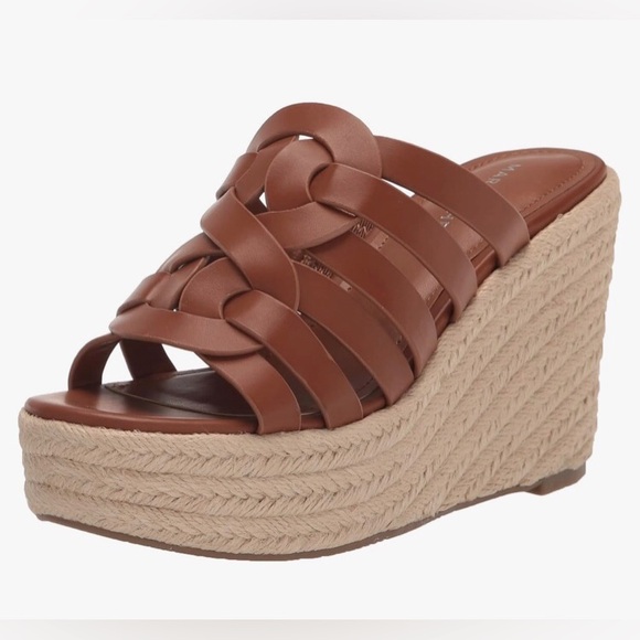NWT! MARC FISHER Cazzie wedge women’s espadrille sandal. Size 8. - Picture 2 of 7